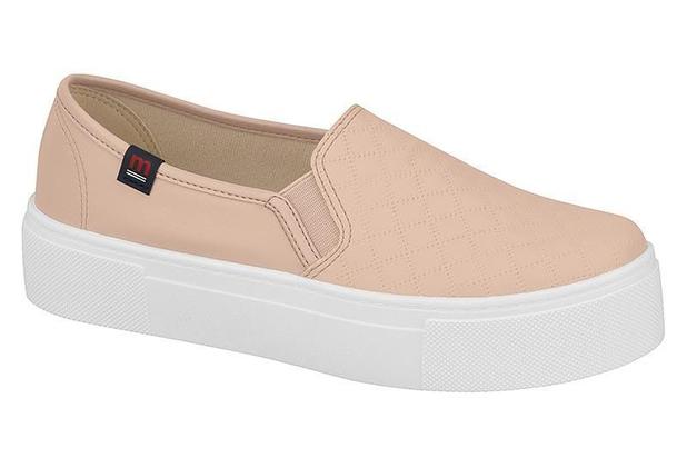 Tênis Slip On Moleca Flatform Liso Macio Flexível Casual - Slipper / Slip  On Feminino - Magazine Luiza