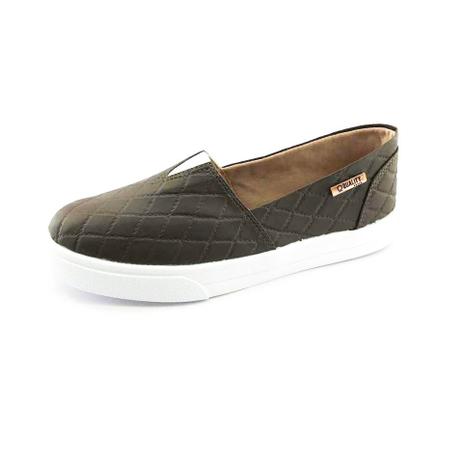 slip on feminino marrom