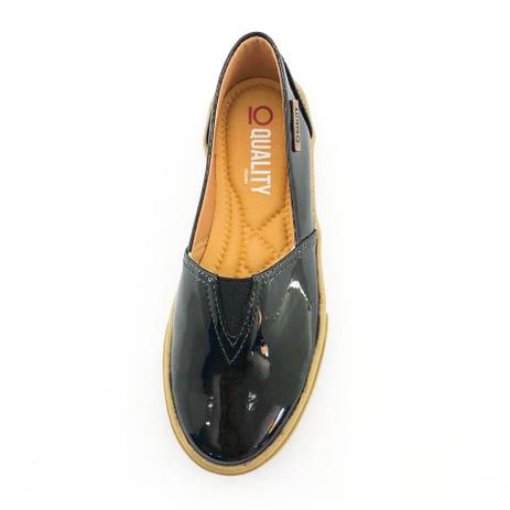 Tênis Slip On Quality Shoes Feminino 002 Verniz Preto Sola Caramelo - Slip  On Feminino - Magazine Luiza