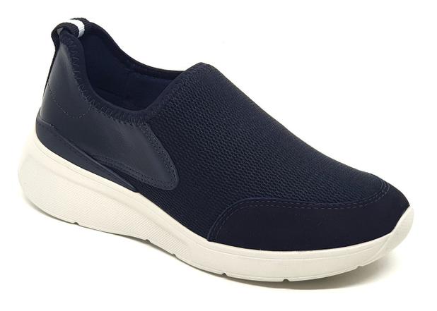 Tênis Slip On Usaflex Care AD4306 Nylon Preto - Slipper / Slip On Feminino  - Magazine Luiza