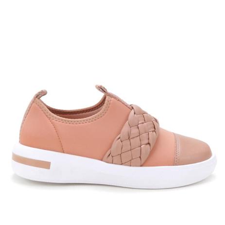 Tênis Slip On Vizzano Trança Feminino Menor preço em Tênis Slip On Vizzano Trança Feminino