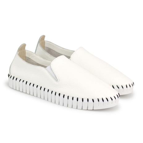 slipper couro