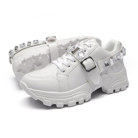 tenis feminino com pedrarias