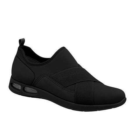 tenis preto salto anabela