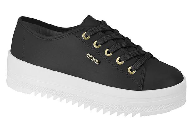Tênis Solado Alto Moleca Flat Form Casual Confort Fem Ad 5730.102 -  Calçados Femininos - Magazine Luiza