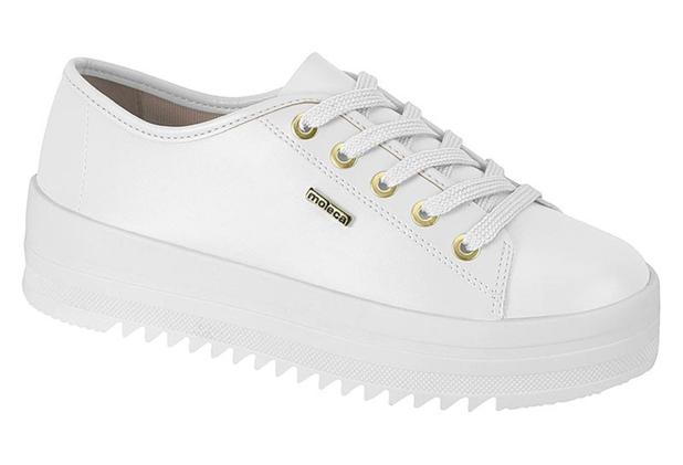 Tênis Solado Alto Moleca Flat Form Casual Confort Fem Ad 5730.102 -  Calçados Femininos - Magazine Luiza