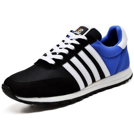 Tênis Sport Fit Top Franca Shoes Preto e Azul - Tênis Masculino - Magazine  Luiza