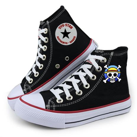 Tênis Star Unissex Personalizado Anime One Piece - Preto - Tênis Feminino -  Magazine Luiza