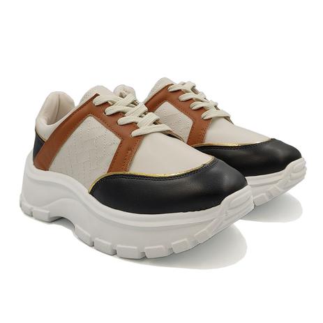 Tênis Sua Cia Feminino Branco/Preto/Caramelo 13466 - Calçados Femininos -  Magazine Luiza