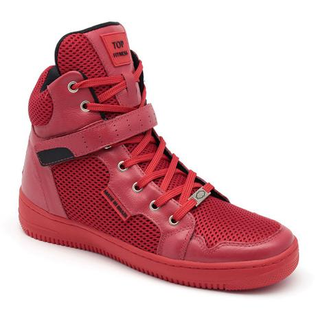 Tenis Top Fitness Cano Alto Em Couro Vermelho - Outros Moda e Acessórios -  Magazine Luiza