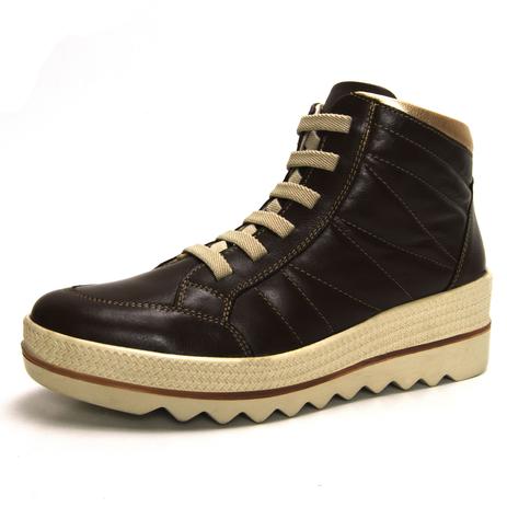 tenis botinha feminino marrom