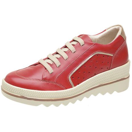 tenis bota feminino vermelho