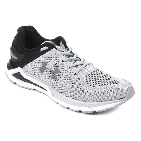 tenis under armour cinza e verde