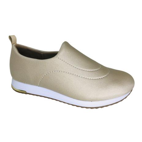 Tenis usaflex v9103 nude metalizado - Moda Feminina - Magazine Luiza