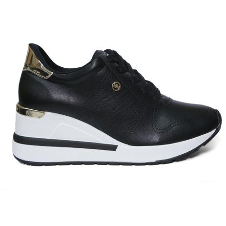 Tênis Via Marte 21-1203 Preto Dourado Feminino Anabela - Moda Feminina -  Magazine Luiza