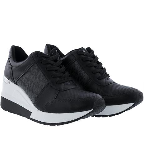 tênis plataforma preto via marte