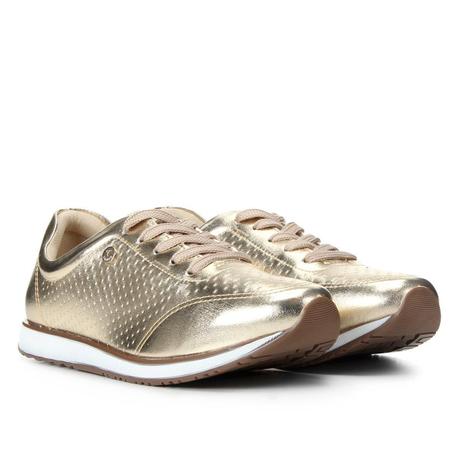 Tênis Via Uno Jogging Metalizado Laser Cut Feminino - Tênis Feminino - Magazine Luiza