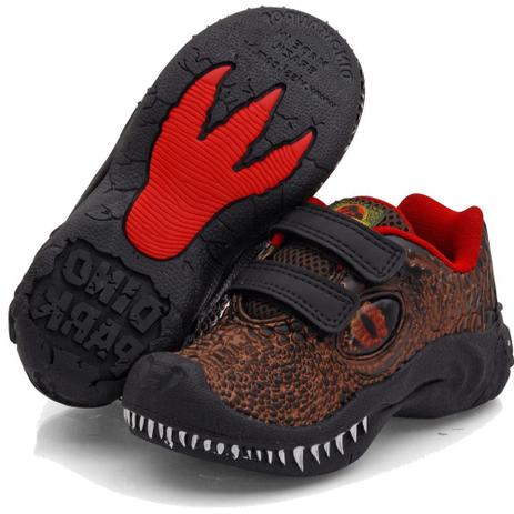 tenis de dinossauro com luzes