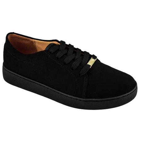 Tênis Vizzano Casual Preto Camurça Flex 1214.205 - Tênis Feminino - Magazine Luiza