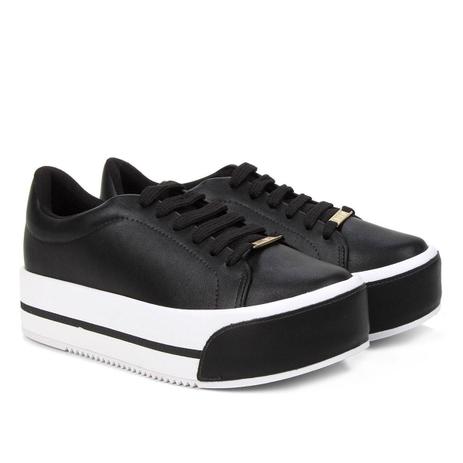 tênis vizzano sneaker bufalo flatform feminino