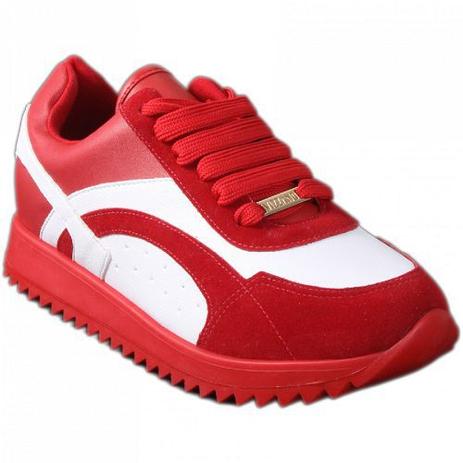 tenis vizzano vermelho camurça