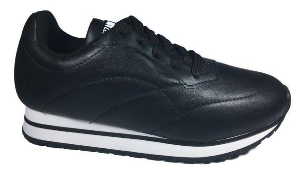 tenis plataforma vizzano preto