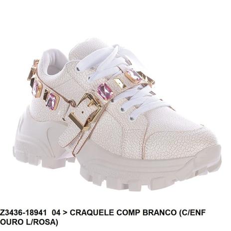tenis zatz chunky branco