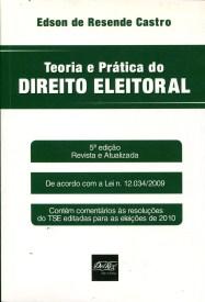 Teoria e Prática do Direito Eleitoral - Del rey Menor preço em Teoria e Prática do Direito Eleitoral - Del rey