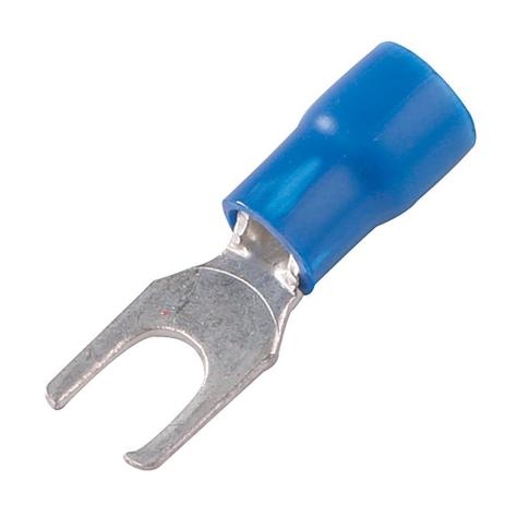 Terminal de Fio Aberto Forquilha Permak para Modulo PRE-ISOLADO AZUL Menor preço em Terminal de Fio Aberto Forquilha Permak para Modulo PRE-ISOLADO AZUL