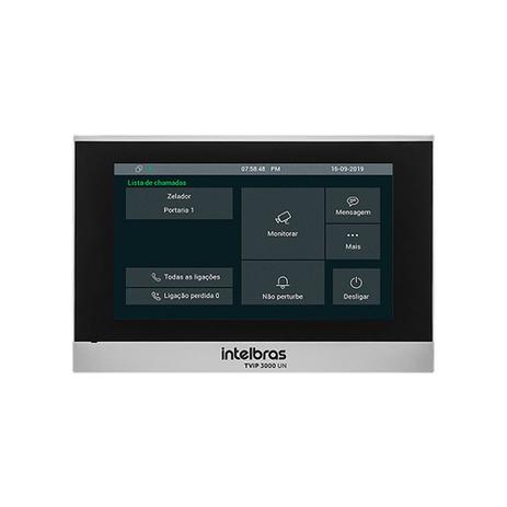 Terminal interno video porteiro ip tvip 3000 un - Intelbras Menor preço em Terminal interno video porteiro ip tvip 3000 un - Intelbras