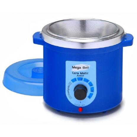 Termocera Aquecedor de Cera Junior 400g Bivolt Mega Bell - Cor Azul Menor preço em Termocera Aquecedor de Cera Junior 400g Bivolt Mega Bell - Cor Azul