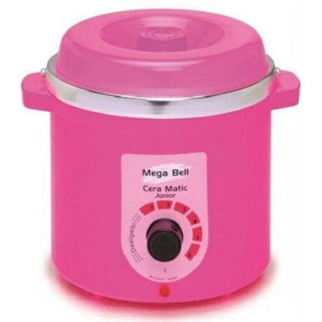 Termocera Aquecedor de Cera Junior 400g Bivolt Mega Bell - Cor Pink Menor preço em Termocera Aquecedor de Cera Junior 400g Bivolt Mega Bell - Cor Pink