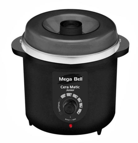 Termocera Aquecedor de Cera Junior 400g Bivolt Mega Bell - Cor Preta Menor preço em Termocera Aquecedor de Cera Junior 400g Bivolt Mega Bell - Cor Preta