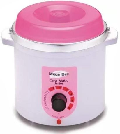 Termocera Aquecedor de Cera Junior 400g Bivolt Mega Bell - Cor Rosa Menor preço em Termocera Aquecedor de Cera Junior 400g Bivolt Mega Bell - Cor Rosa