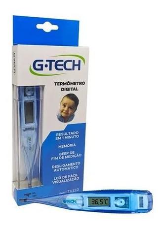 Termômetro Clínico Digital Febre Th150 Azul G-tech - Incoterm Menor preço em Termômetro Clínico Digital Febre Th150 Azul G-tech - Incoterm