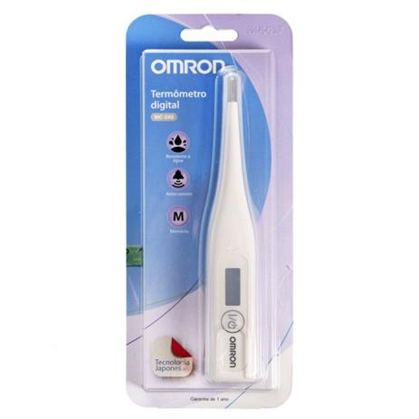 Termômetro Clínico Digital Omron MC-245 - Omron healthcare Menor preço em Termômetro Clínico Digital Omron MC-245 - Omron healthcare