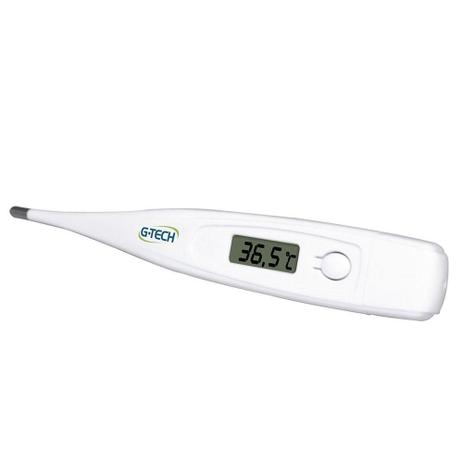 Termômetro Clinico G-Tech Digital Ponta Rígida Branco Menor preço em Termômetro Clinico G-Tech Digital Ponta Rígida Branco