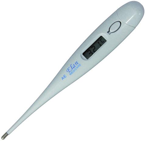 Termômetro Digital Clínico Display LCD Febre Adulto Infantil Medidor De Temperatura Corporal Com Beep Branco Elan Medica - Elan Medicare Menor preço em Termômetro Digital Clínico Display LCD Febre Adulto Infantil Medidor De Temperatura Corporal Com Beep Branco Elan Medica - Elan Medicare