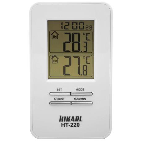 Termômetro Digital Duplo Branco Com Sensor HT-220 Hikari Menor preço em Termômetro Digital Duplo Branco Com Sensor HT-220 Hikari