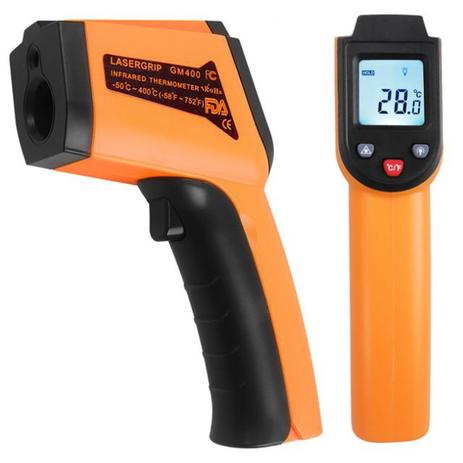 Termômetro LASER Digital Infravermelho Industrial Cozinha Culinário Temperatura -50º-380º - Xzhang Menor preço em Termômetro LASER Digital Infravermelho Industrial Cozinha Culinário Temperatura -50º-380º - Xzhang