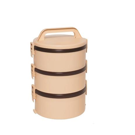 Termoprato Marmita Térmica Tekcor 1,5l - 3 Peças Bege - Soprano Menor preço em Termoprato Marmita Térmica Tekcor 1,5l - 3 Peças Bege - Soprano