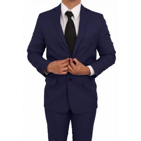 Terno Azul Noite Royal Ternos Microfibra Slim Fit é boa?