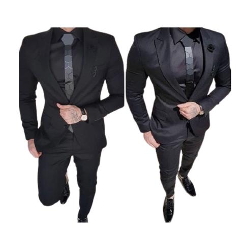 Terno Executivo Slim Corte Italiano De Luxo (calça E Blazer) 7 Cores - Shopping do Terno é boa?