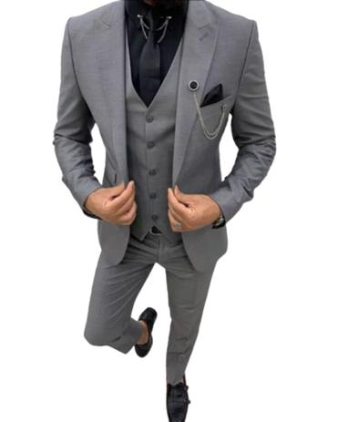 Terno Slim Masculino Oxford Cinza Medio - Paletó+Calça+Barato - Terra Forte Ternos é boa?