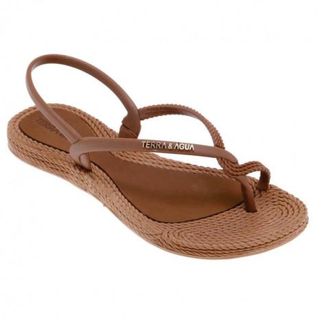 sandalia rasteira terra e agua