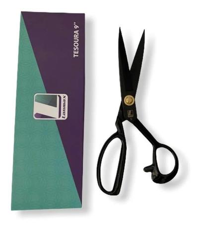 Tesoura Alfaiate Profissional com Lâmina de Titânio 9" polegadas - LANMAX Menor preço em Tesoura Alfaiate Profissional com Lâmina de Titânio 9" polegadas - LANMAX