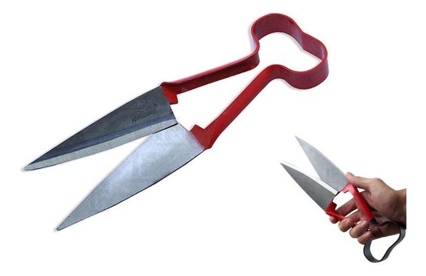 Menor preço em Tesoura Aparar Crina Tosquia Jardim Tipo Mola - Corneta