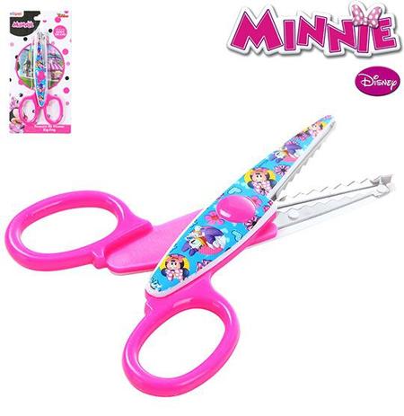 Tesoura de picotar zig-zag de inox minnie 13cm - Etipel Menor preço em Tesoura de picotar zig-zag de inox minnie 13cm - Etipel