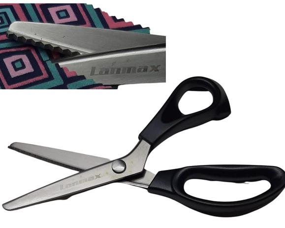 Tesoura De Picotar Zig Zag Profissional Ideal Para Papel, Tecido, feltro, E.V.A scrapbook. Cabo ergonômico Lanmax Menor preço em Tesoura De Picotar Zig Zag Profissional Ideal Para Papel, Tecido, feltro, E.V.A scrapbook. Cabo ergonômico Lanmax
