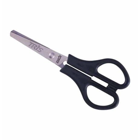 Tesoura escolar 13cm class black / 20un / tris Menor preço em Tesoura escolar 13cm class black / 20un / tris